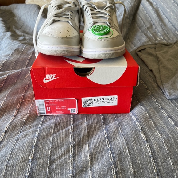 Nike dunks grey fog